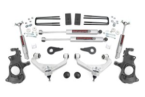 Chevrolet Silverado 3500 HD Suspension Lift Kit - Rough Country - 3.5 Inch Knuckle w/ Overloads - '11-'19